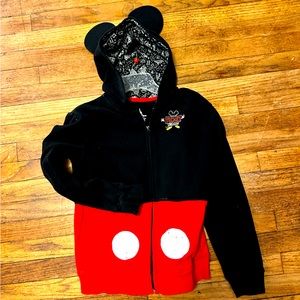 Disney Black and Red Mickey Mouse Kids Jacket
